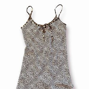 Sheer Leopard Print Retro Slip by Murano